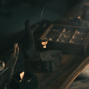 Fused Glass Pendant Necklace