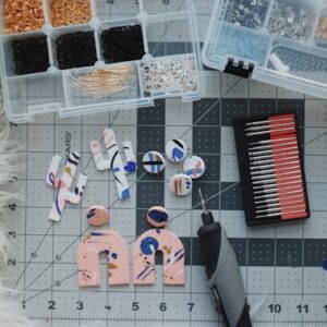 Elegant Polymer Clay Earrings