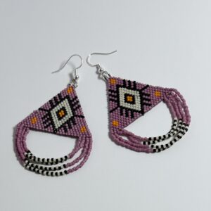 Desert Orchid Looped Fringe Earrings