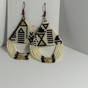 Desert Moon Looped Fringe Earrings